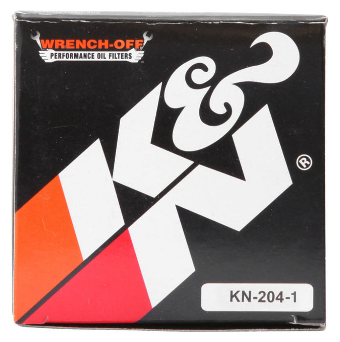 K&N Motorcycle Oil Filter: High Performance, Premium, Designed to be used with Synthetic or Conventional Oils: Fits Select Honda, Kawasaki, Triumph, Yamaha Motorcycles, KN-204-1