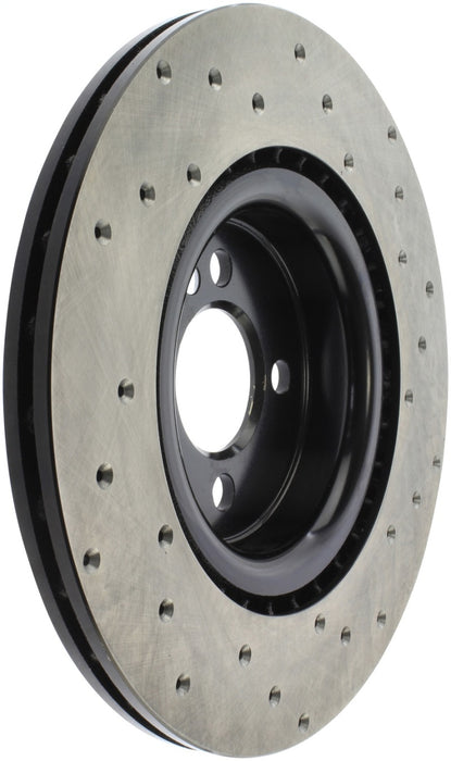 StopTech Sport Cross Drilled Brake Rotor Front Left 128.34114R