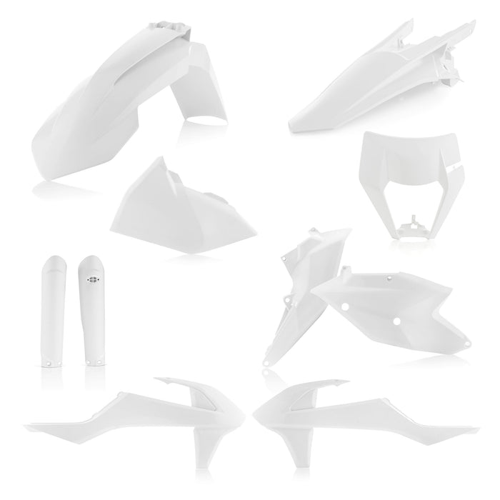 Acerbis Full Plastic Kits For Ktm - White (2733420002)