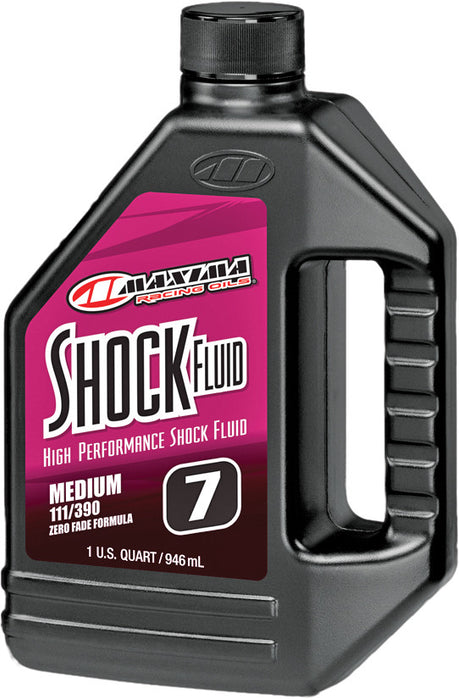 Maxima (58901M) 111/390 Medium Grade 7WT Zero Drag Formula Racing Shock Fluid - 1 Quart