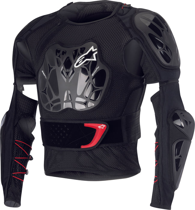 Alpinestars Unisex-Adult Bionic Tech Jacket (Black/White/Red, XX-Large) (6506516-123-XXL)