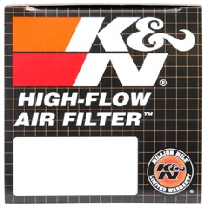 K&N Universal Chrome Filter 2 1/2 inch O/S FLG / 4 1/2 inch OD / 2 inch Height RC-1950