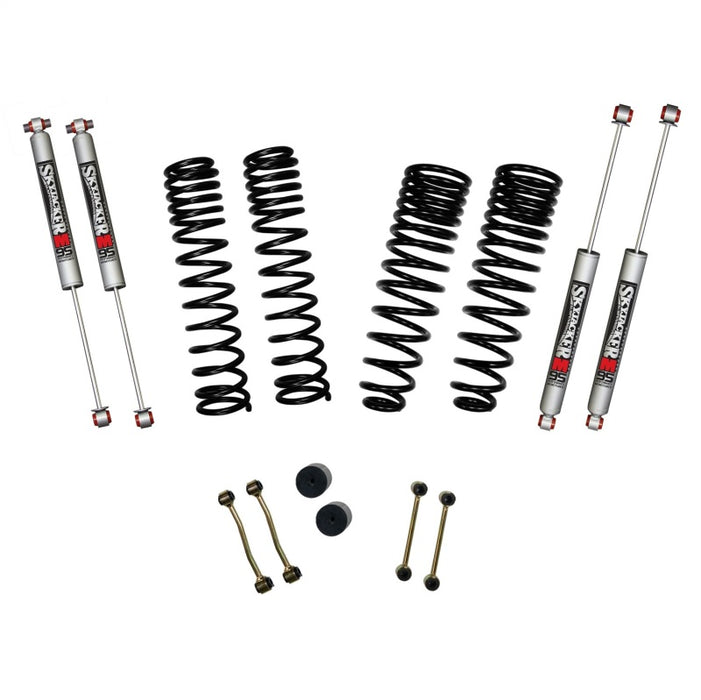 Skyjacker 2020 compatible with Jeep Gladiator JT Rubicon Suspension Lift Kit 2.5in Fr 1in Rr w/M95 Monotube Shocks G251RPMLT