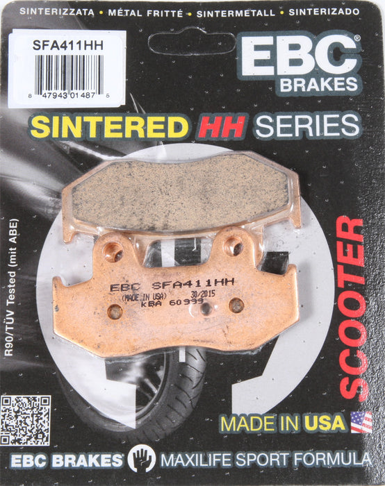 EBC Brakes SFA411HH Sintered Scooter Brake Pad