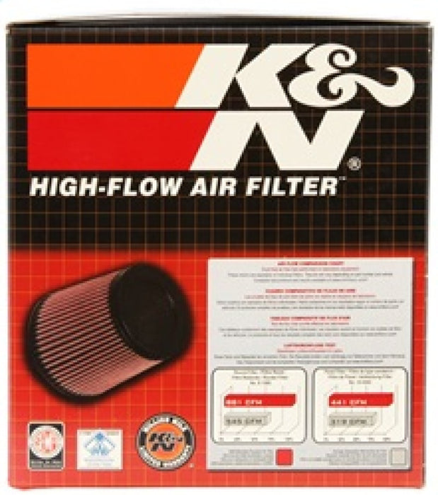 K&N Universal Clamp-On Air Filter: High Performance, Premium, Replacement Filter: Flange Diameter: 3.125 In, Filter Height: 4.375 In, Flange Length: 0.9375 In, Shape: Round Tapered, RC-9160