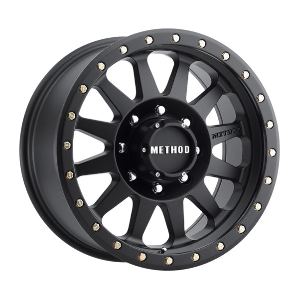 Method MR304 Double Standard 17x8.5 0mm Offset 8x170 130.81mm CB Matte Black Wheel MR30478587500