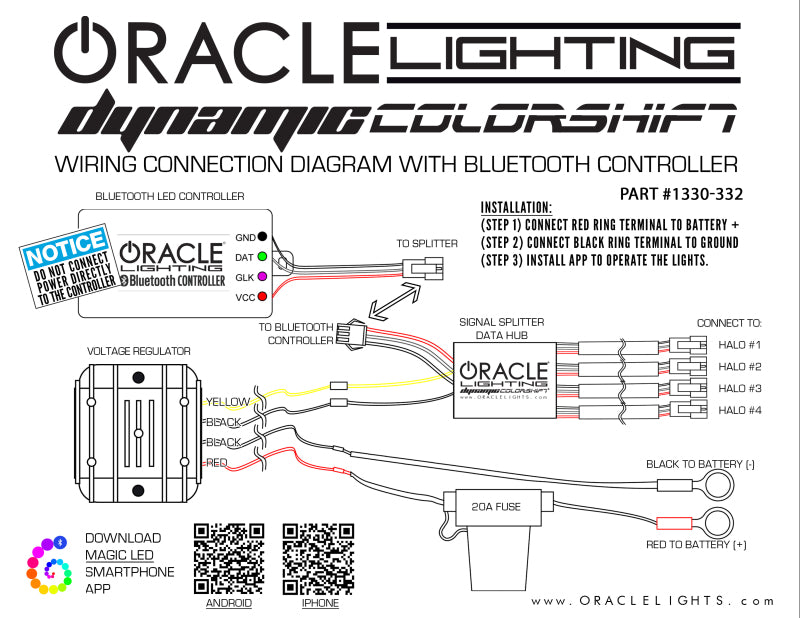 Oracle 13-18 Compatible with Dodge Ram Dynamic DRL Replacement + Turn Signals ColorSHIFT Dynamic SEE WARRANTY 1327-332