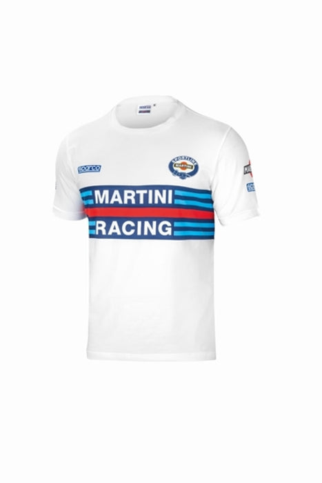 Sparco Shirt Martini-Racing Medium White 01277MRBI2M