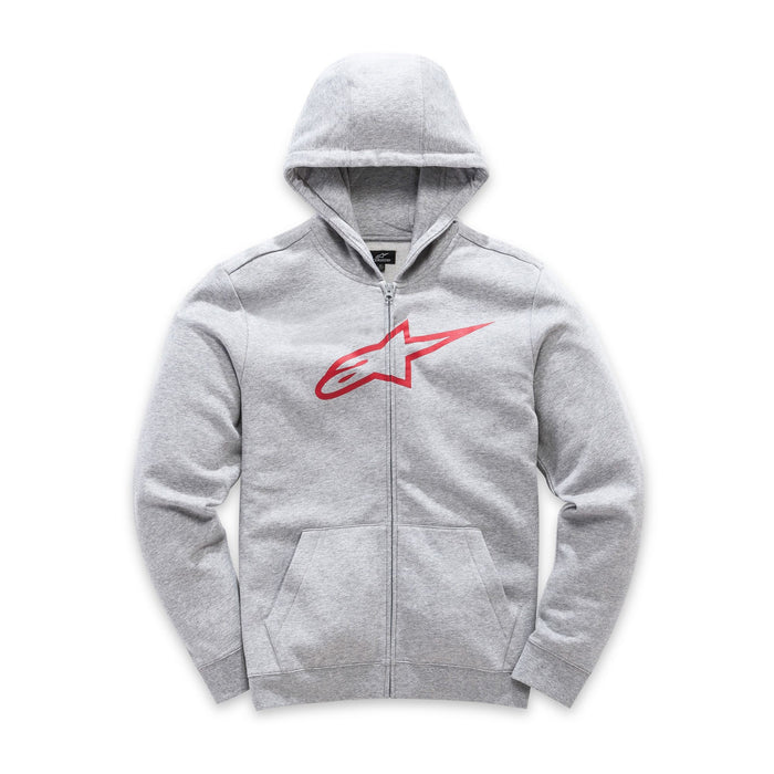 Alpinestars Youth Ageless Fleece Grey/Red Md 3038-53010-1131-M