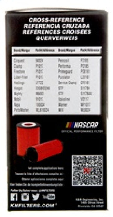 K&N Performance Oil Filter for 2019 Audi A3 2.0L HP-7038