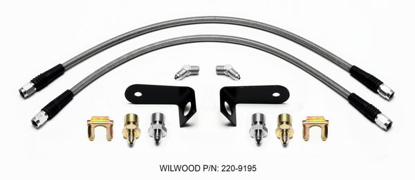 Wilwood Flexline Kit Front 1970-1973 Ford Mustang w/ FSL4 Caliper 220-9195