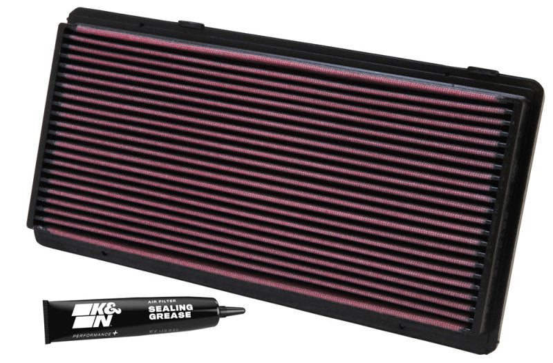 K&N 96-01 compatible with Jeep Cherokee 2.5L/4.0L Drop In Air Filter 33-2122