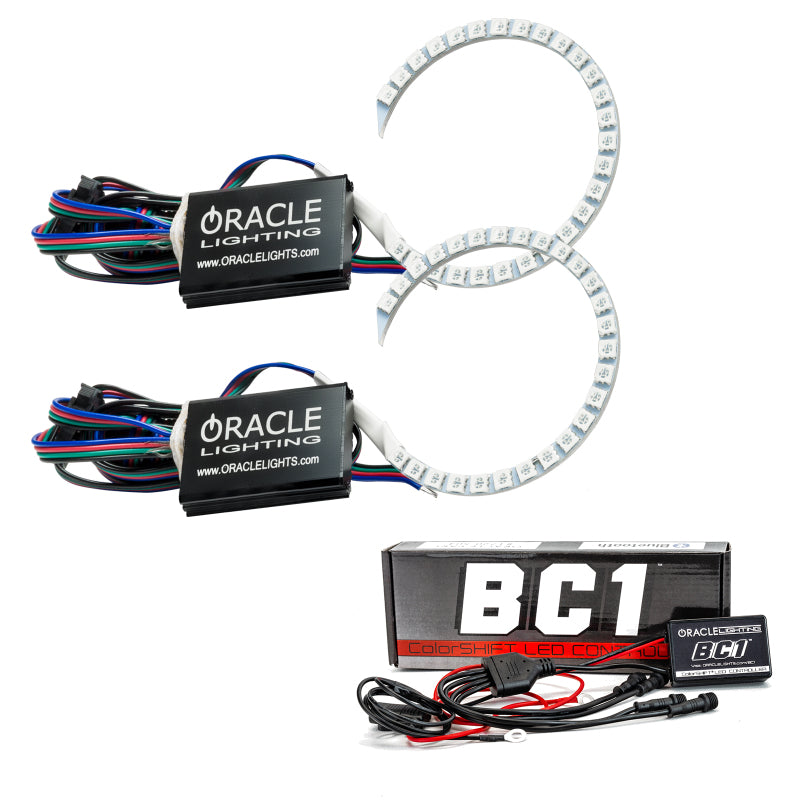 Oracle 18-21 Fits Ford Mustang LED Headlight Halo Kit Colorshift W/ BC1 Controller See Warranty 1347-335