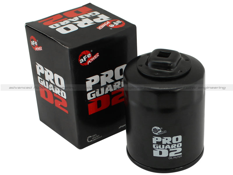 aFe ProGuard D2 Fluid Filters Fuel F/F Oil; Compatible with Nissan Trucks 99-14; Honda Cars 01-14 44-LF016