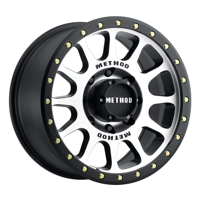 Method MR305 NV 17x8.5 0mm Offset 8x170 130.81mm CB Machined/Black Street Loc Wheel MR30578587300