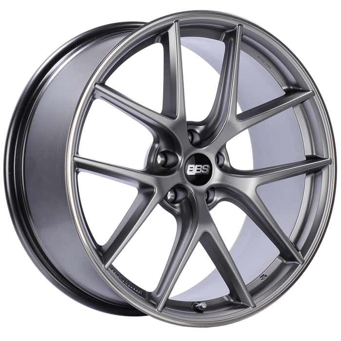 BBS CI-R 20x9 5x112 ET25 Platinum Silver Polished Rim Protector Wheel -82mm PFS/Clip Required CI0201PSPO