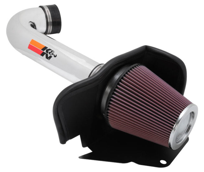 K&N 11 compatible with Jeep Grand Cherokee 5.7L V8 / 11 Compatible with Dodge Durango 5.7L V8 High Flow Performance Intake Kit 77-1563KP