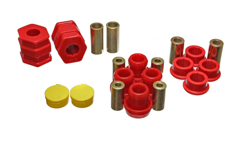 Energy Suspension 99-00 Honda Civic Si Red Front Control Arm Bushing Set 16.3115R