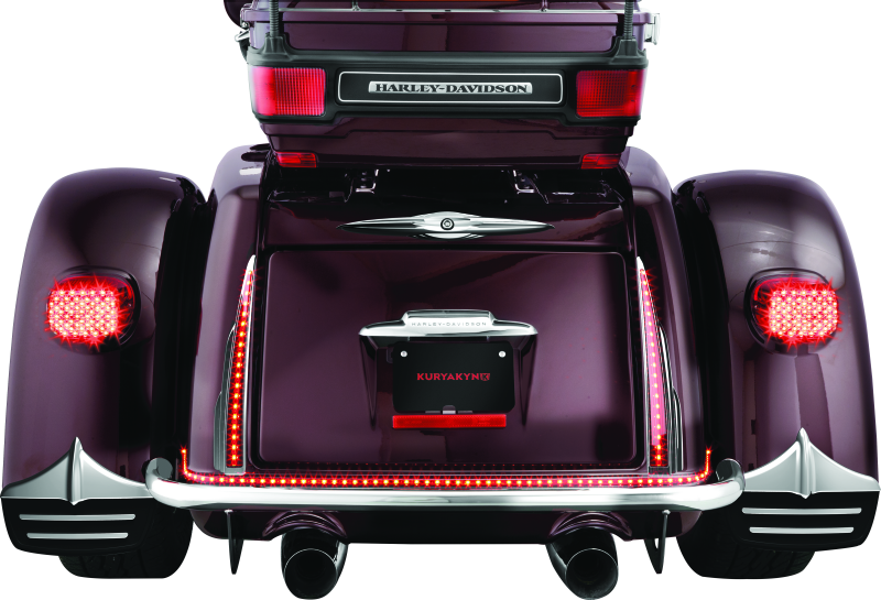 Kuryakyn Rear Mud Flaps For Trikes Chrome 7220