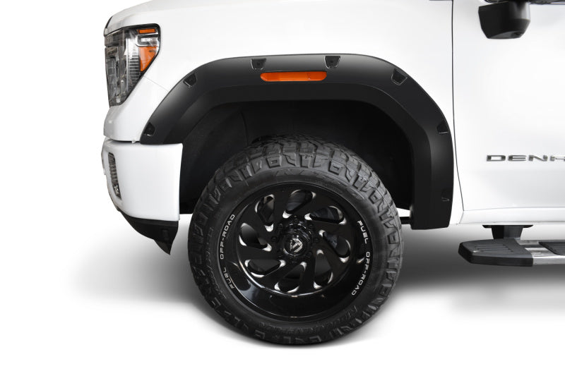 Bushwacker 20-21 GMC Sierra 2500/2500HD/3500HD (Excl. Dually) Pocket Style 4pc Flares Blk 40987-02