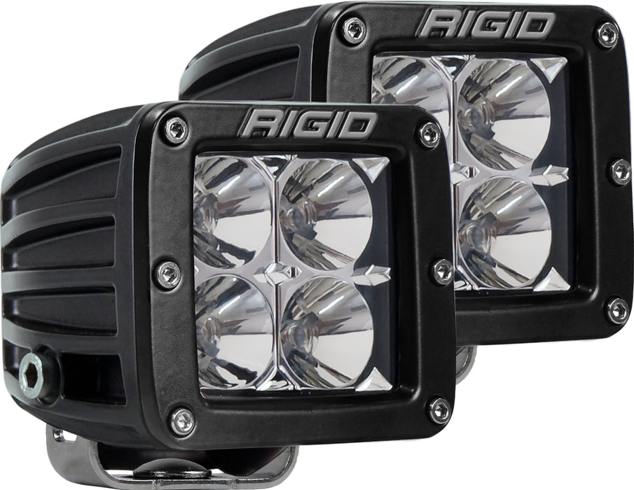 RIGID INDUSTRIES D-Series PRO Flood Beam, Pair, Universal, 2-Pack