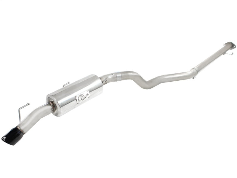 aFe Takeda Exhaust Cat-Back 304 Stainless Steel 11-14 Compatible with Nissan Juke L4 1.6L (t) Black Tip 49-36109-B