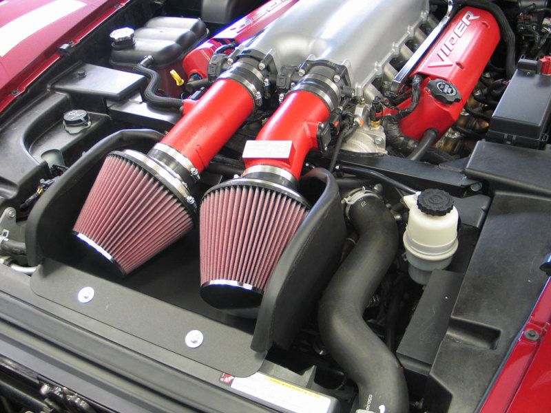 K&N 08 Compatible with Dodge Viper 8.4L-V10 Red Typhoon Short Ram Intake 69-2527TTR