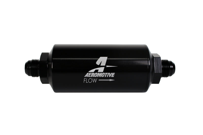 Aeromotive In-Line Filter (AN -08 Male) 100 Micron Stainless Steel Element 12379