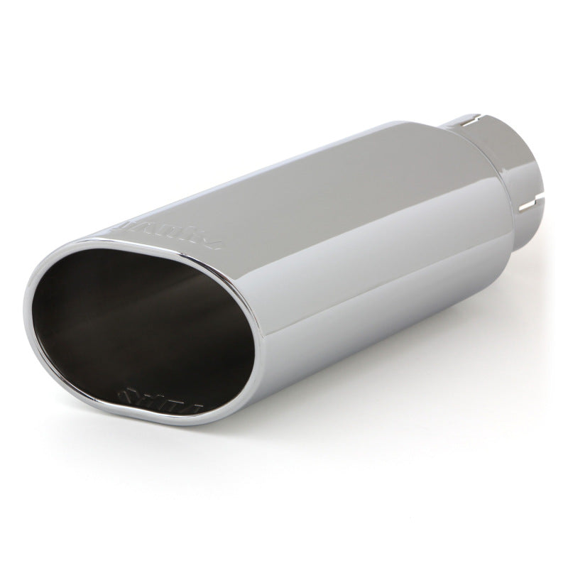 Banks Power Tailpipe Tip Kit SS Obround Slash Cut 3.5in Tube 4.38in X 5.25in X 13.38in 52918
