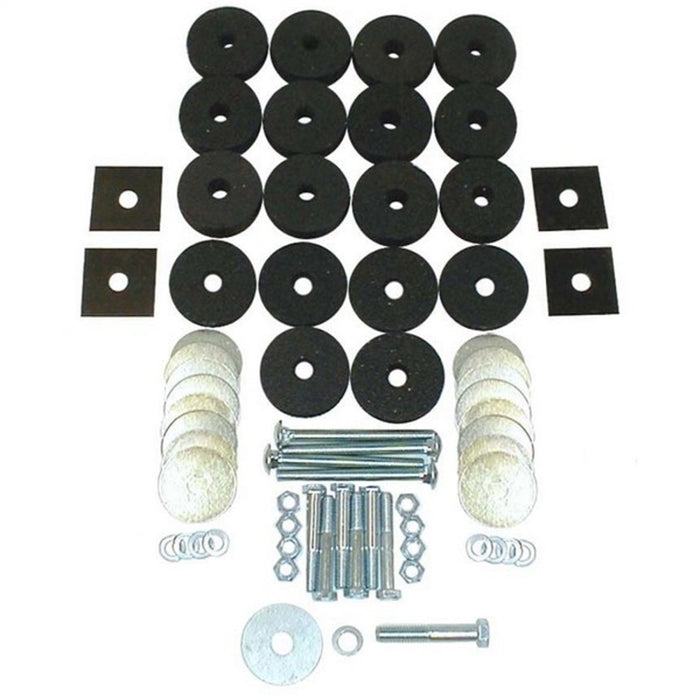 Omix Body Tub Mounting Kit 41-75 Willys & compatible with Jeep Models 12201.01