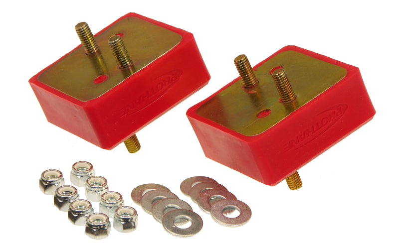 Prothane 67-92 compatible with Jeep V8 Motor Mounts Red 1-503