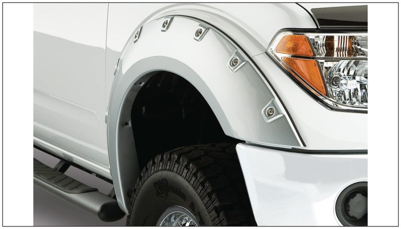 Bushwacker 06-14 Compatible with Nissan Frontier Styleside Boss Pocket Style Flares 4pc 73.3in Bed Black 71907-02