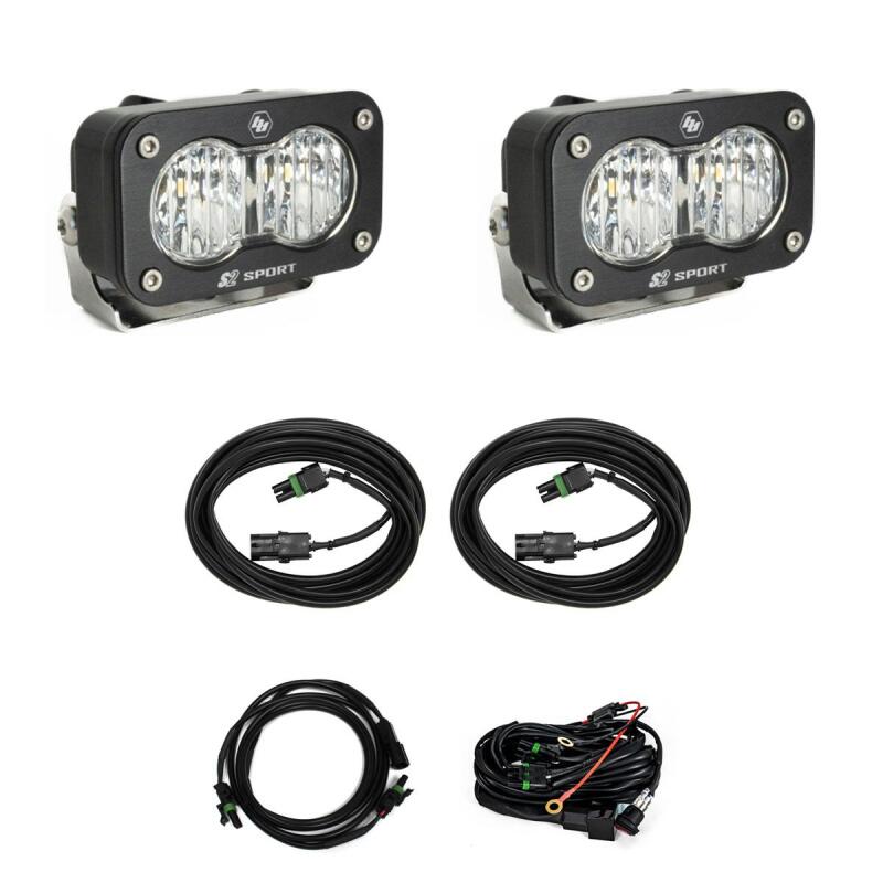 Baja Designs 23-24 Fits Ford F250/F350 Super Duty S2 Sport Dual Reverse Light Kit W/ Toggle 448209 BAJ448209