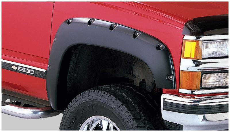 Bushwacker 88-99 Chevy C1500 Pocket Style Flares 2pc Black 40061-02