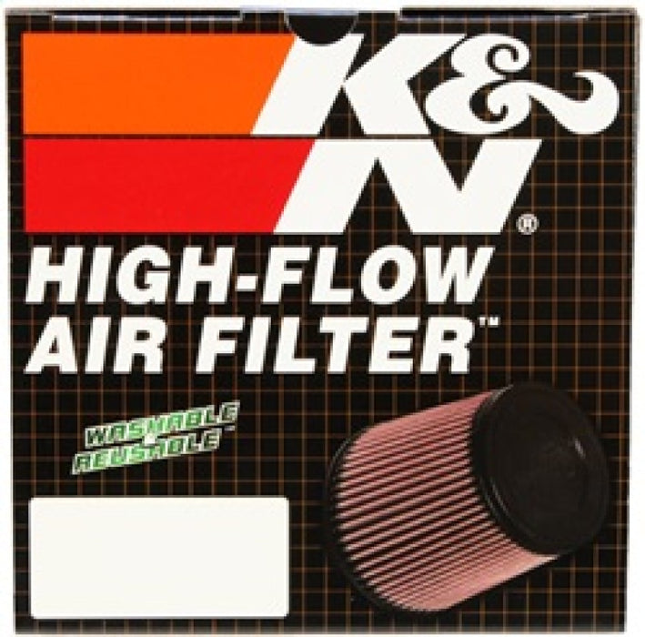 K&N Round Tapered Universal Air Filter 4in Flange ID x 5.375 Base OD x 4in Top OD x 6.5in H RP-4980
