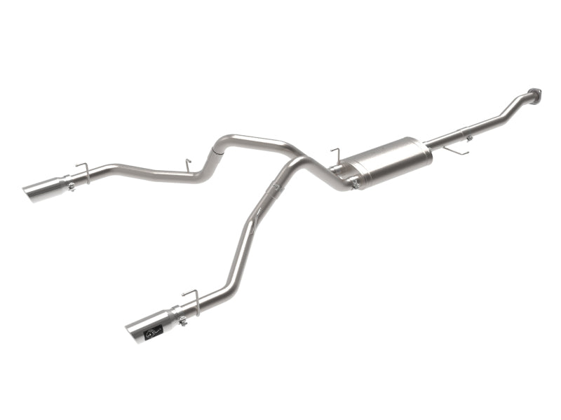 aFe Vulcan Series 3in 304SS Cat-Back w/ Polished Tips 15-20 Ford F-150 V6 2.7L/35L(tt) / V8 5.0L 49-33130-P