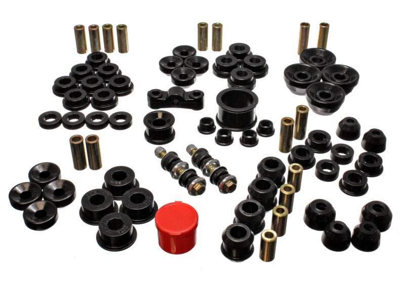 Energy Suspension 90-93 Acura Integra Black Hyper-Flex Master Bushing Set 16.18104G