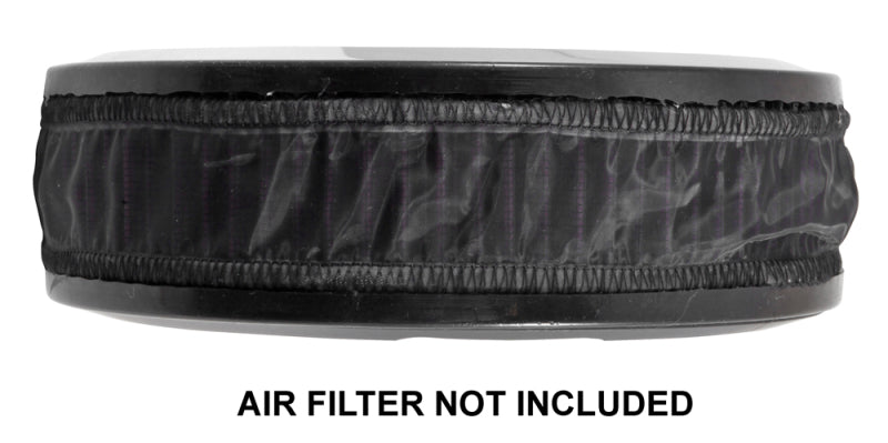 K&N Air Filter Wrap Black Round for Harley Davidson 91-97 Sportster/Glide/Softail/Fat Boy/Low Rider RK-3901PK