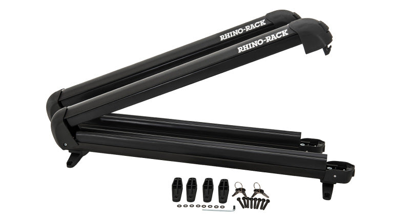 Rhino-Rack Universal Ski/Snowboard Carrier Fits 6 Pairs of Skis or 4 Snowboards Black 576