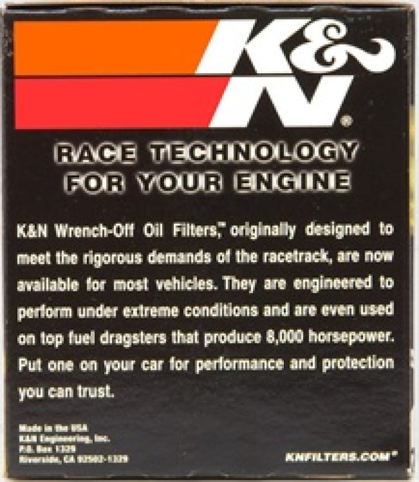 K&N Oil Filter OIL FILTER; AUTOMOTIVE HP-2010