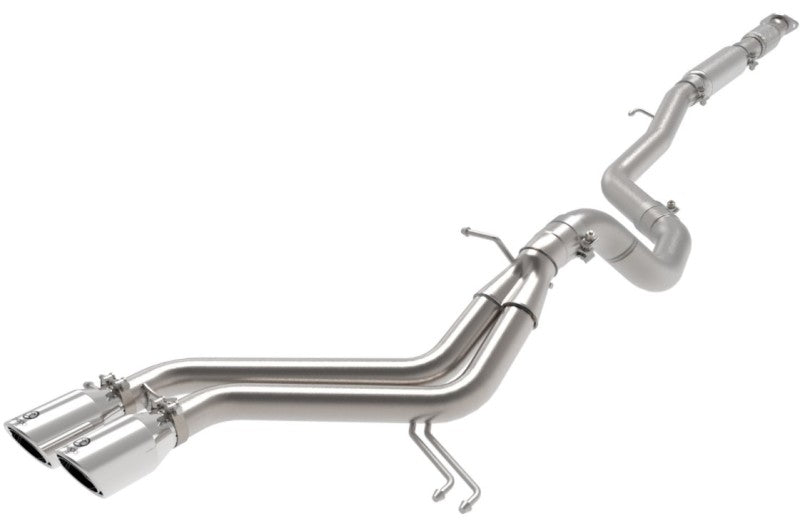 aFe Takeda 2-1/2in to 3in SS-304 Cat-Back Exhaust w/ Polished Tips 13-17 Hyundai Veloster L4-1.6L 49-37018-P