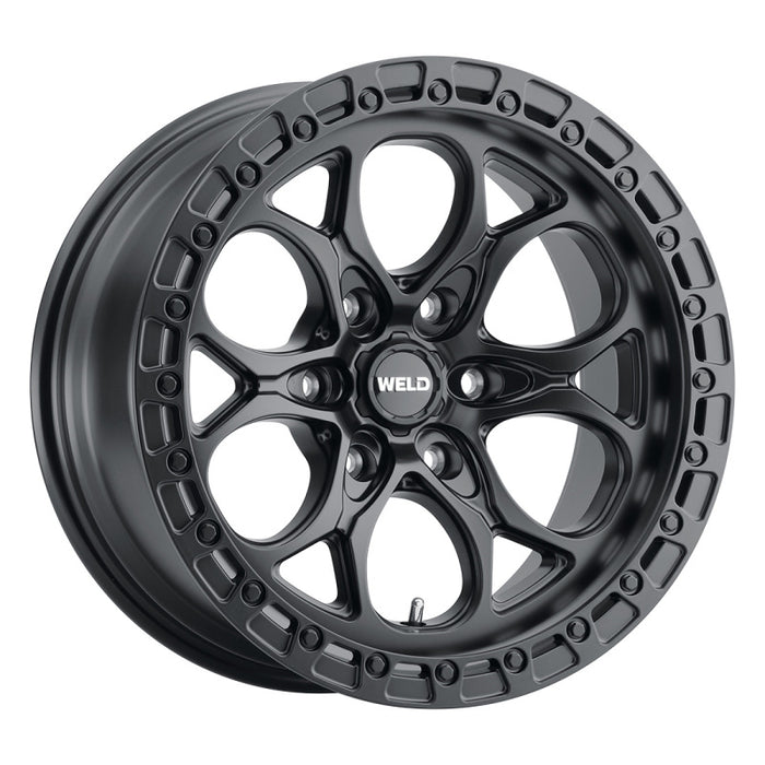 Weld Off-Road Ledge Six W108 20x9 / 6x139.7 BP / 5 In BS Satin Black Wheel W10809084500