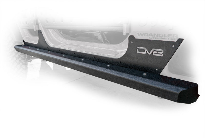 DV8 Offroad 2007-2018 compatible with Jeep Wrangler JK (4-door) Frame Mounted Sliders SRSOTB-13