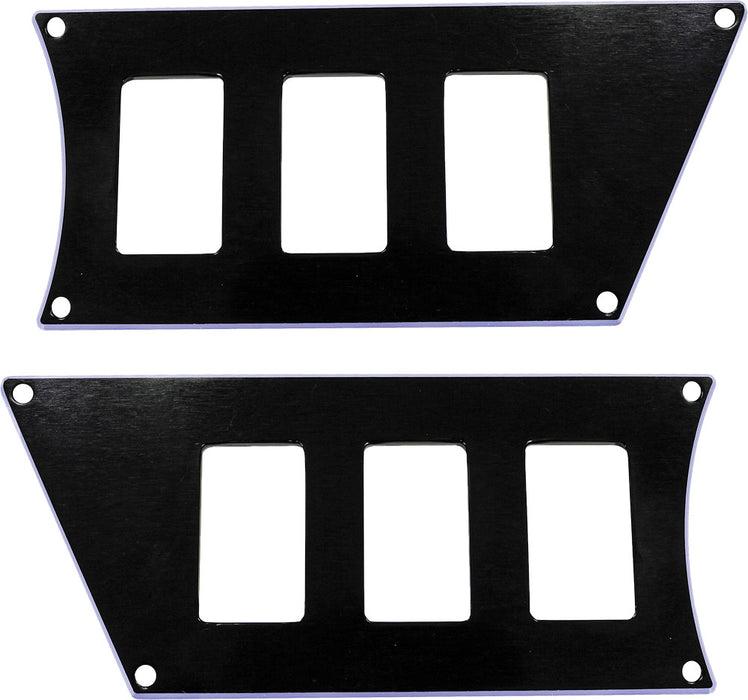 Modquad Dash 6-Switch Plate (Black) RZR-SP6-1K-BLK