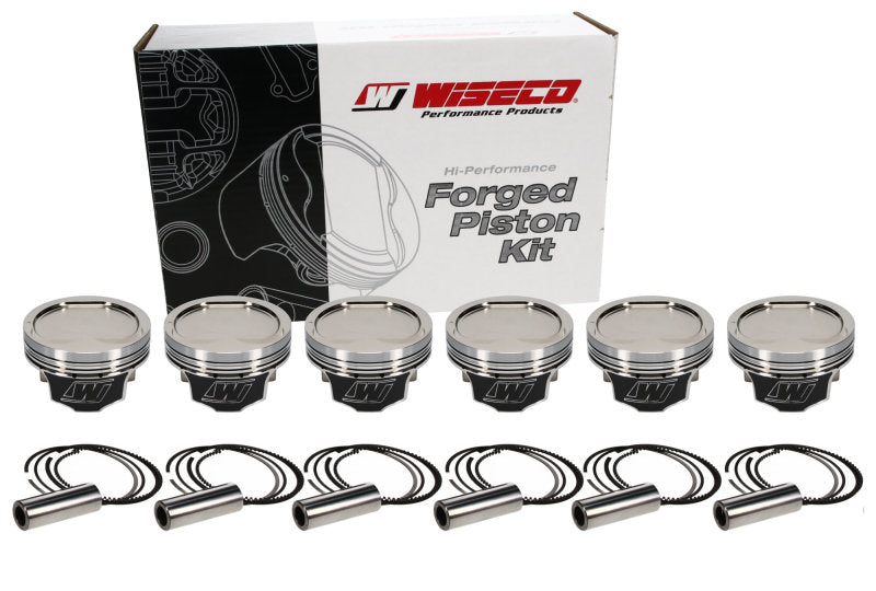 Wiseco Compatible with Nissan VQ37 1.198inch CH -15.5cc R/Dome 9:1 Piston Shelf Stock Kit K643M96