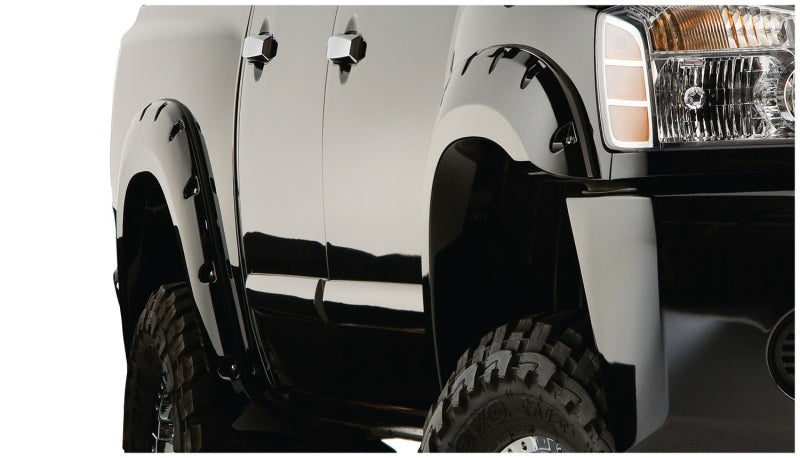 Bushwacker 04-15 Compatible with Nissan Titan Pocket Style Flares 4pc 67.1/78.9/84/96in Black 70907-02