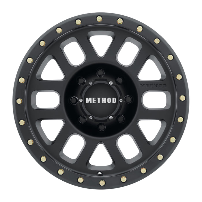 Method MR309 Grid 18x9 +18mm Offset 8x180 130.81mm CB Matte Black Wheel MR30989088518