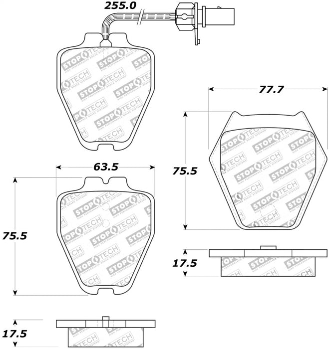 StopTech Street Touring Brake Pads 308.0839