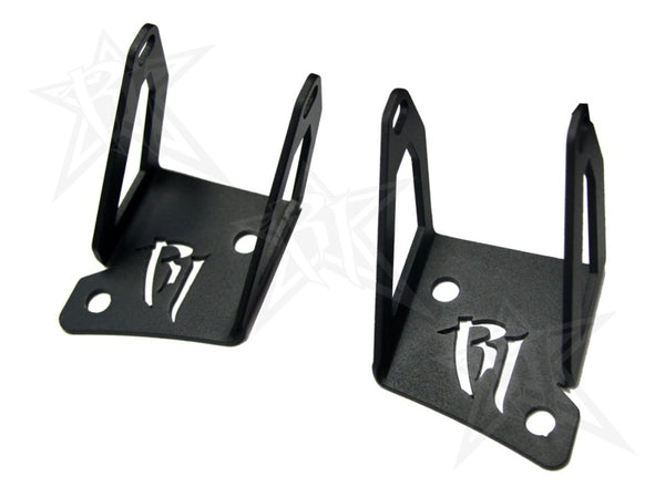 RIGID Fits Jeep JK A-Pillar Mount Kit Mounts set of Dually/D2 40331