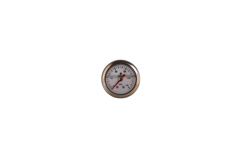 Aeromotive 0-15 PSI Fuel Pressure Gauge 15632